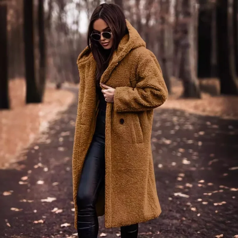 Trench Coat Formal - معطف نسائي طويل من الصوف مع