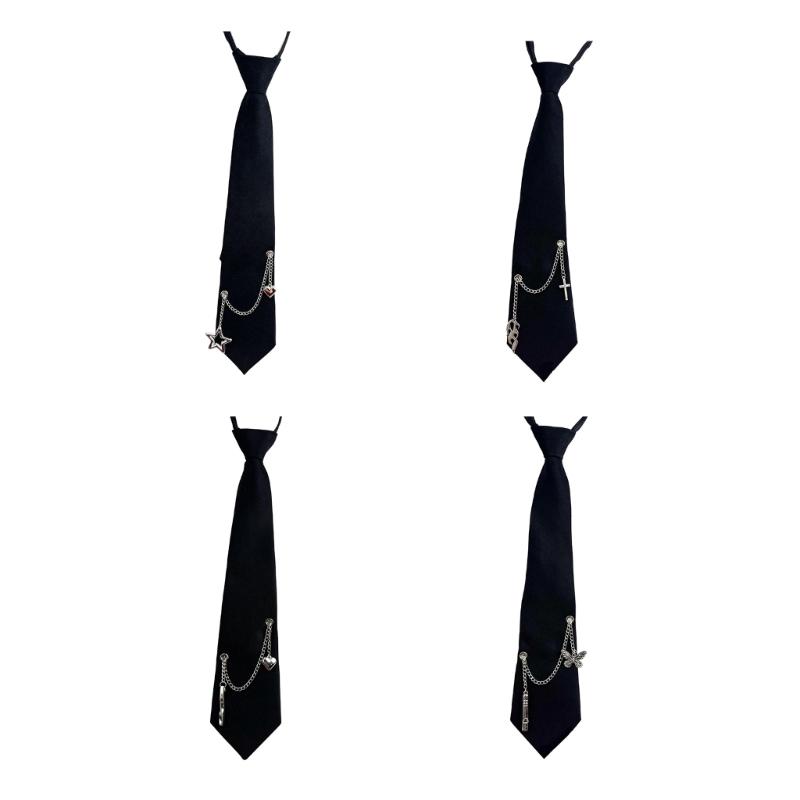 Women Formal Wear Korean - 652F ربطة عنق عصرية كورية بسحاب