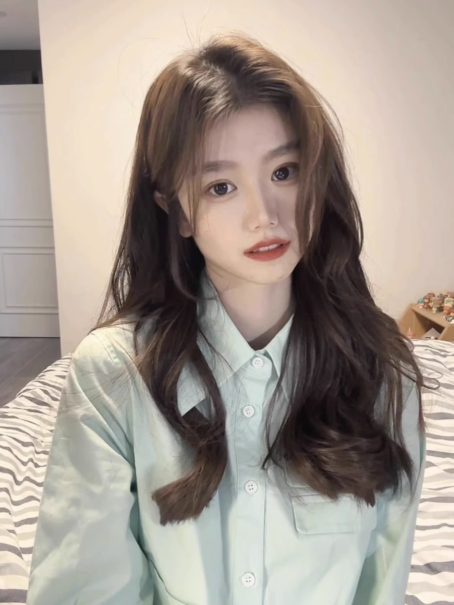 Women Formal Wear Korean - قمصان نسائية بأكمام طويلة مخططة مكشكشة