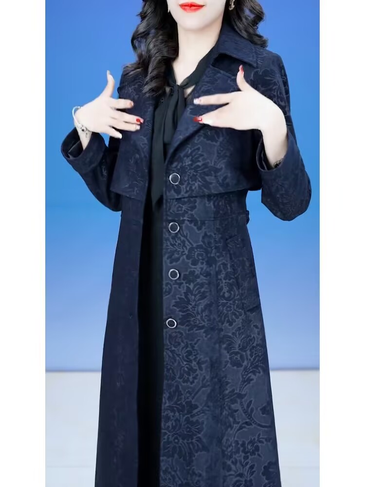Trench Coat Formal - معطف نسائي عالي الجودة من الجاكار