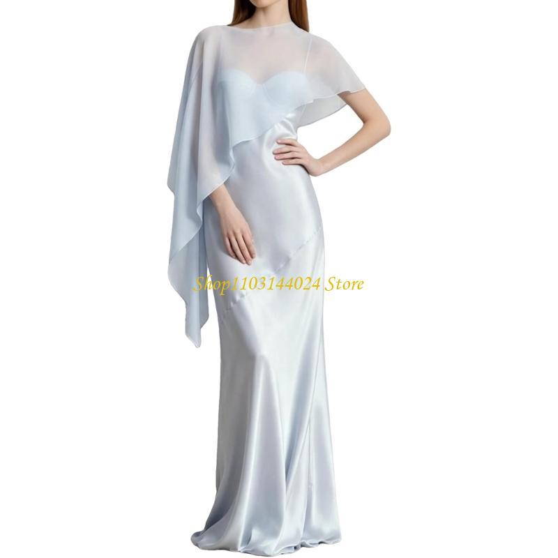 Women'S Formal Wear Wedding Guest - N5KE شال شيفون متدفق لملابس الزفاف