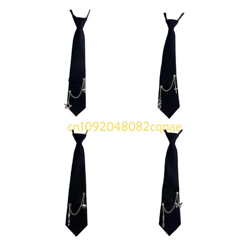 Women Formal Wear Korean - ربطة عنق كورية بسحاب للإغلاق، سهلة