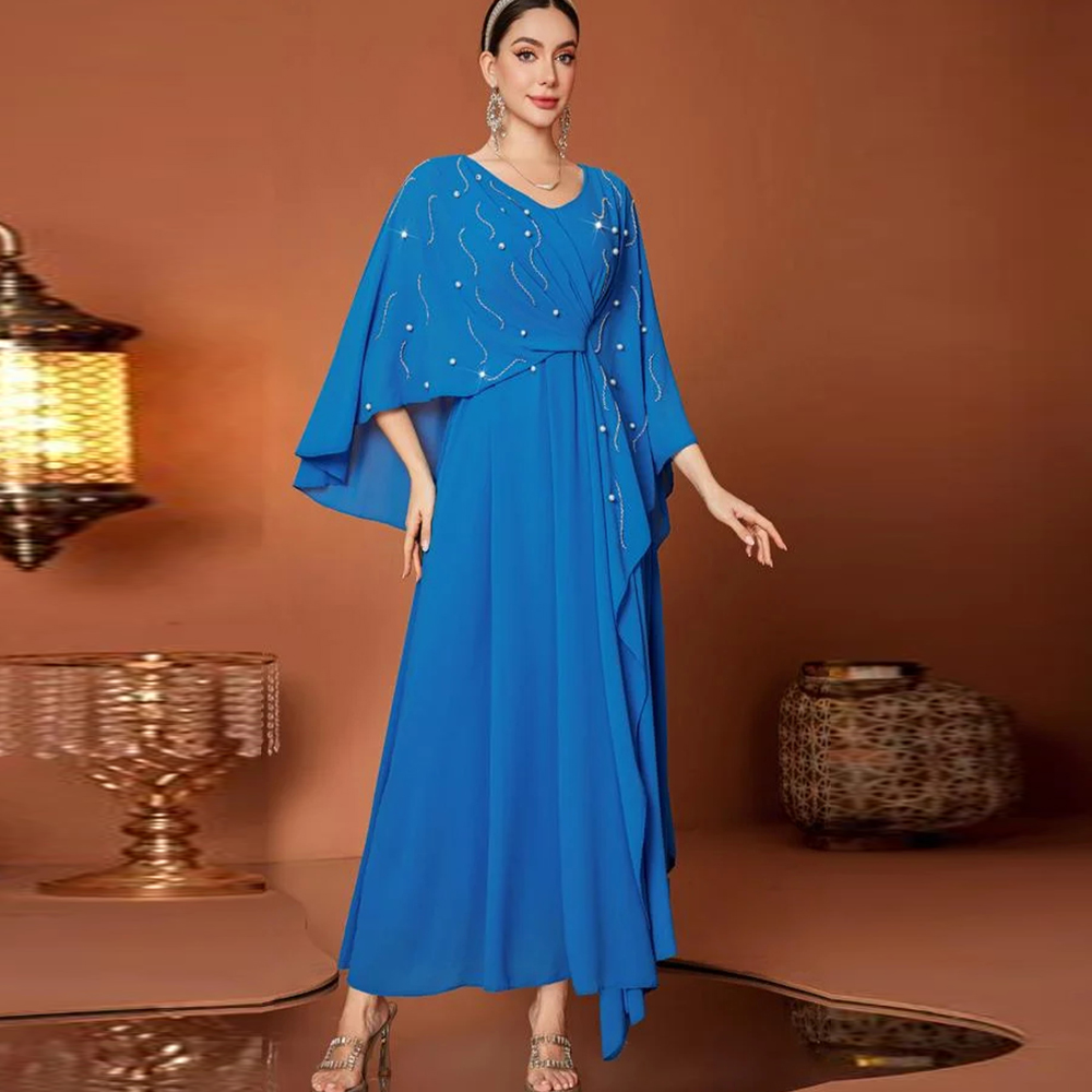 Women'S Formal Wear Wedding Guest - فساتين سهرة فاخرة بياقة على شكل