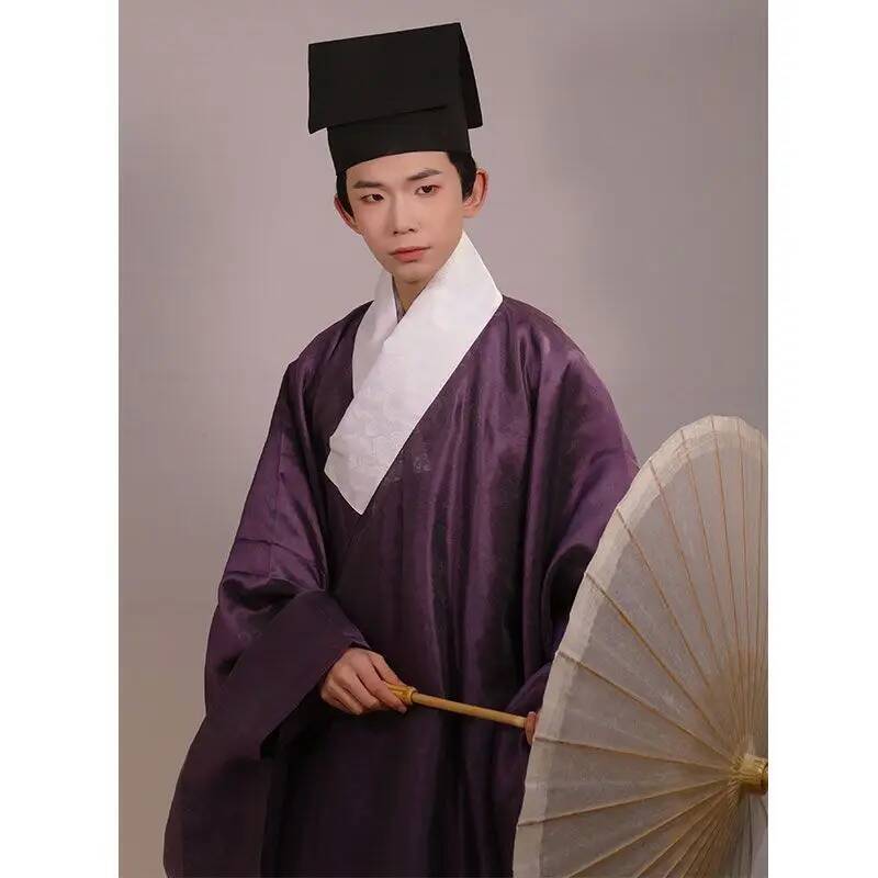 Vintage Women'S Formal Wear - التقليدية Hanfu زهرة داكنة الشاش كم