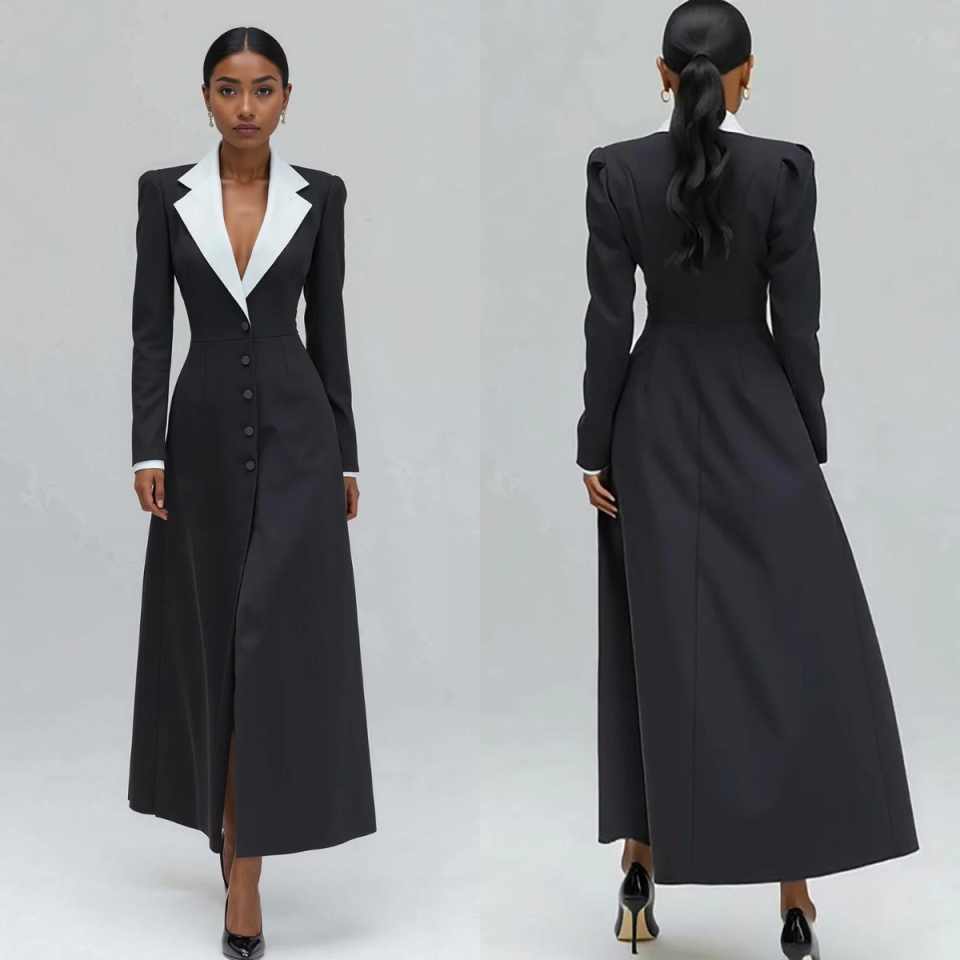 سترة نسائية طويلة بقصة A-line، - مراجعة Women'S Formal Wear Wedding Guest وسعره