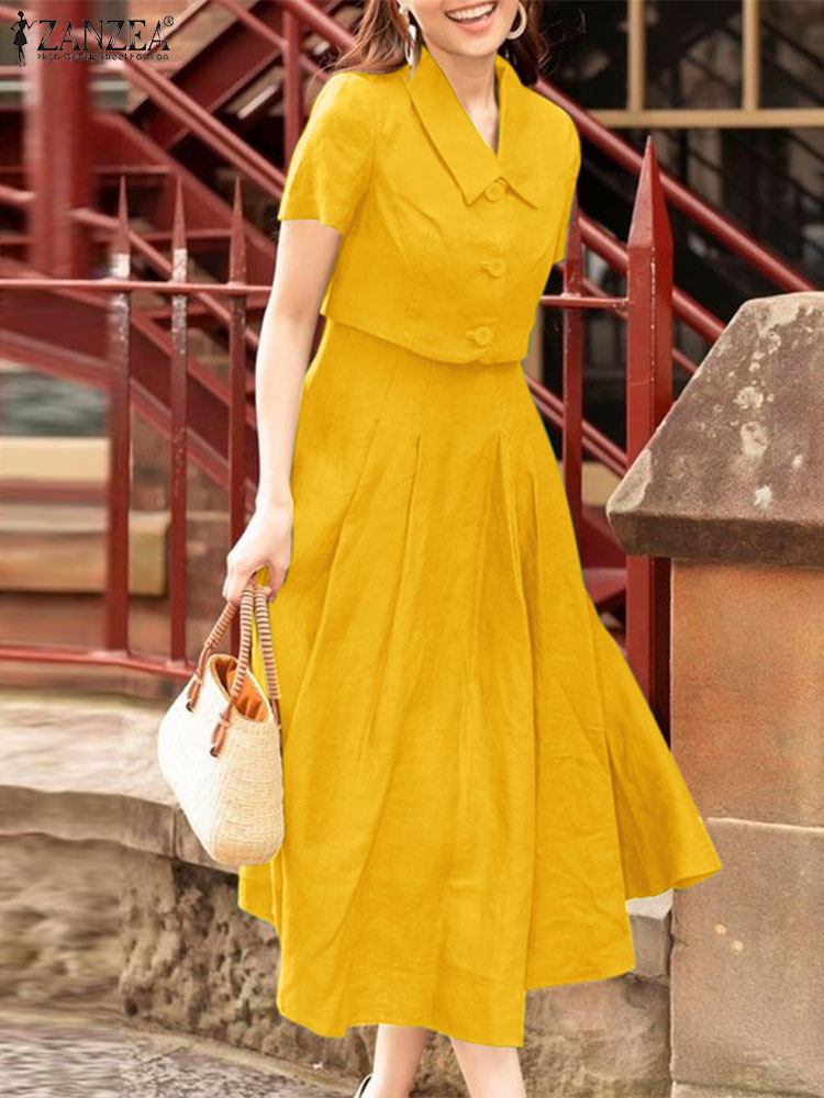 Zanzea-ملابس خارجية نسائية متن - مراجعة Vintage Women'S Formal Wear وسعره