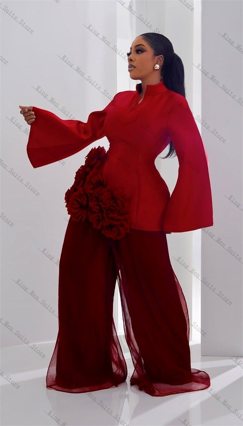 بورجوندي المرأة البدلة مجموعة  - مراجعة Women'S Formal Wear Wedding Guest وسعره