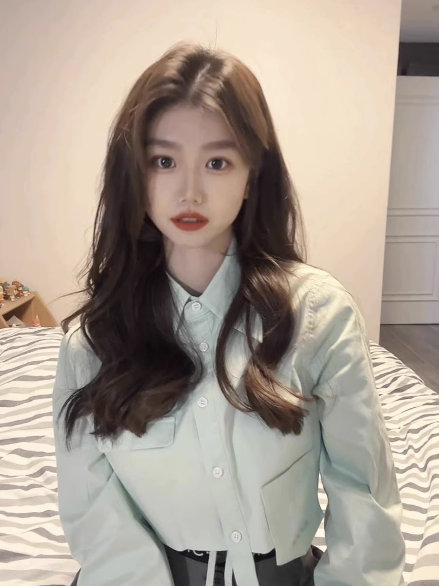 قمصان نسائية بأكمام طويلة مخطط - مراجعة Women Formal Wear Korean وسعره