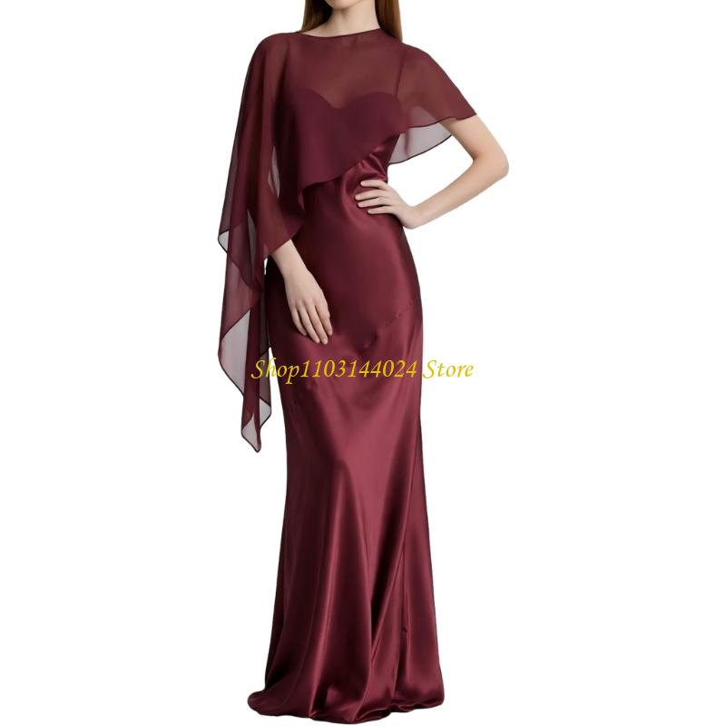 N5KE شال شيفون متدفق لملابس ال - مراجعة Women'S Formal Wear Wedding Guest وسعره
