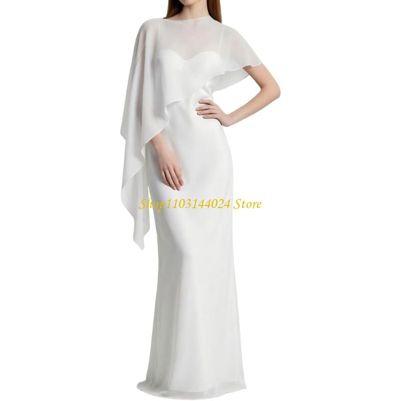 N5KE شال شيفون متدفق لملابس ال - مراجعة Women'S Formal Wear Wedding Guest وسعره