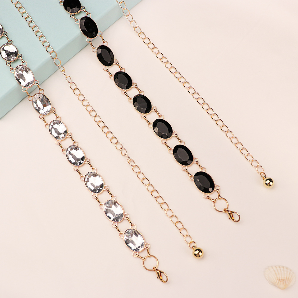 سلسلة خصر أنيقة مرصعة بالأحجار - مراجعة Women'S Formal Wear Accessories وسعره