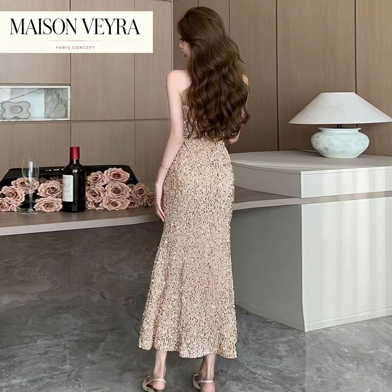 فساتين حمراء مثيرة للحفلات وأع - مراجعة Women Formal Wear Korean وسعره