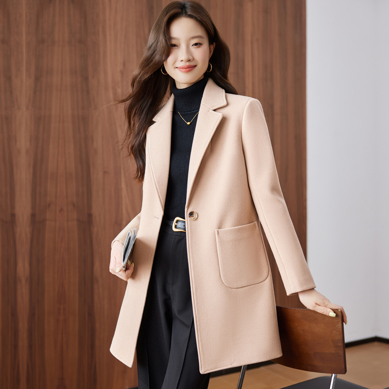 2025New معطف المرأة الكورية نم - مراجعة Women Formal Wear Korean وسعره