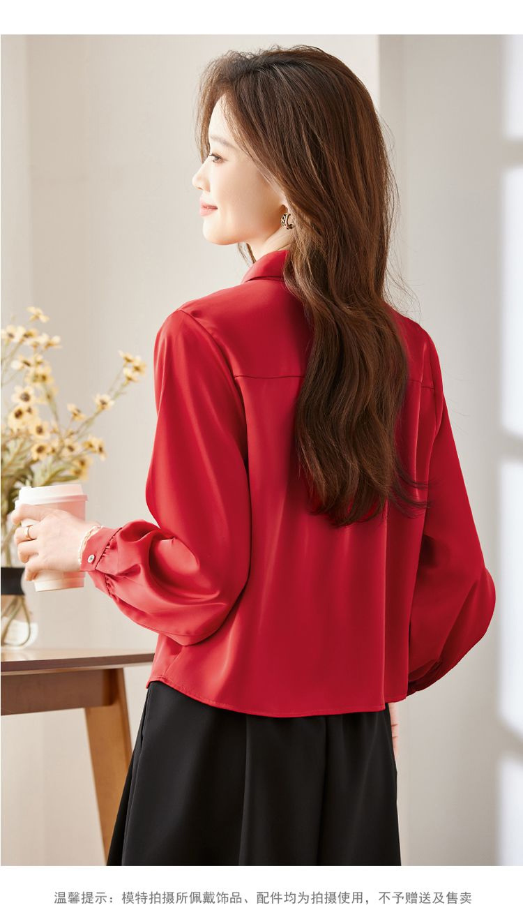 قمصان نسائية بأكمام طويلة من ا - مراجعة Women Formal Wear Korean وسعره