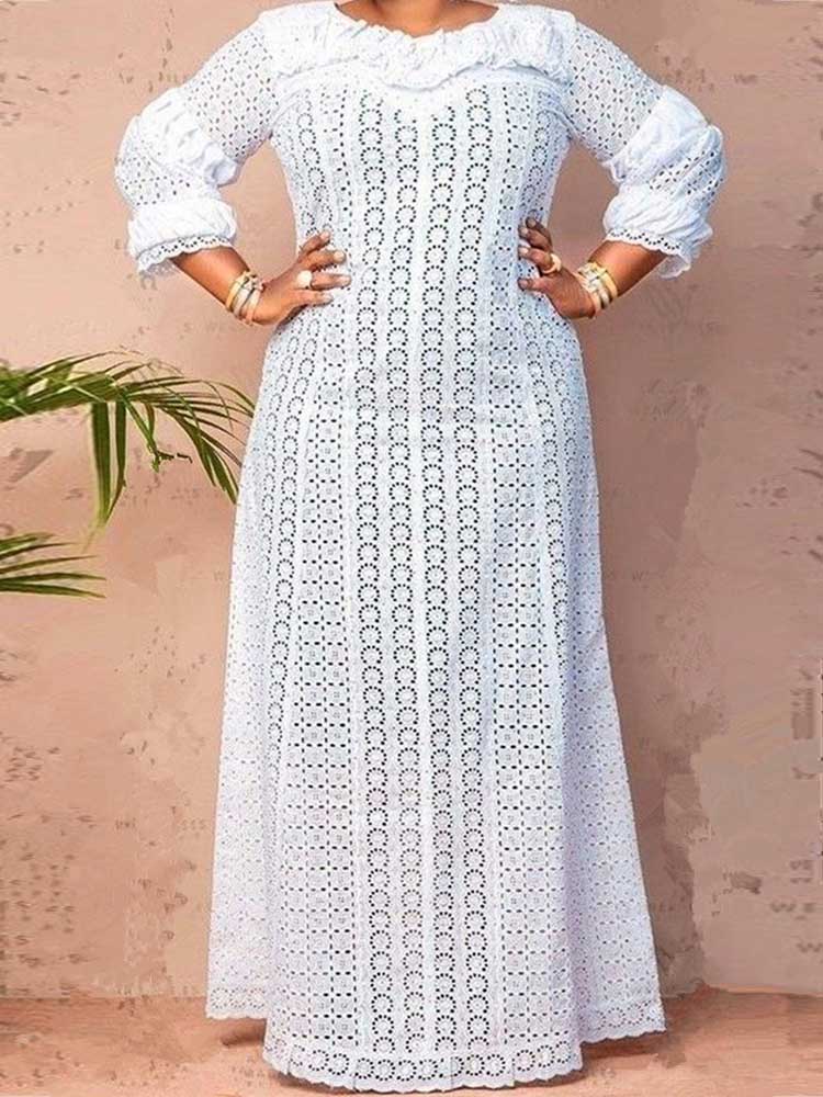 فستان نسائي ربيعي من الدانتيل  - مراجعة Vintage Women'S Formal Wear وسعره
