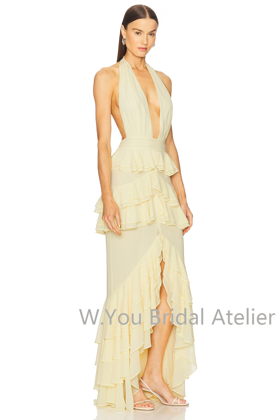 فساتين سهرة بياقة على شكل V عم - مراجعة Women'S Formal Wear Wedding Guest وسعره