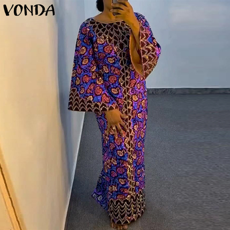 فستان بوهيمي من VONDA مقاس كبي - مراجعة Vintage Women'S Formal Wear وسعره