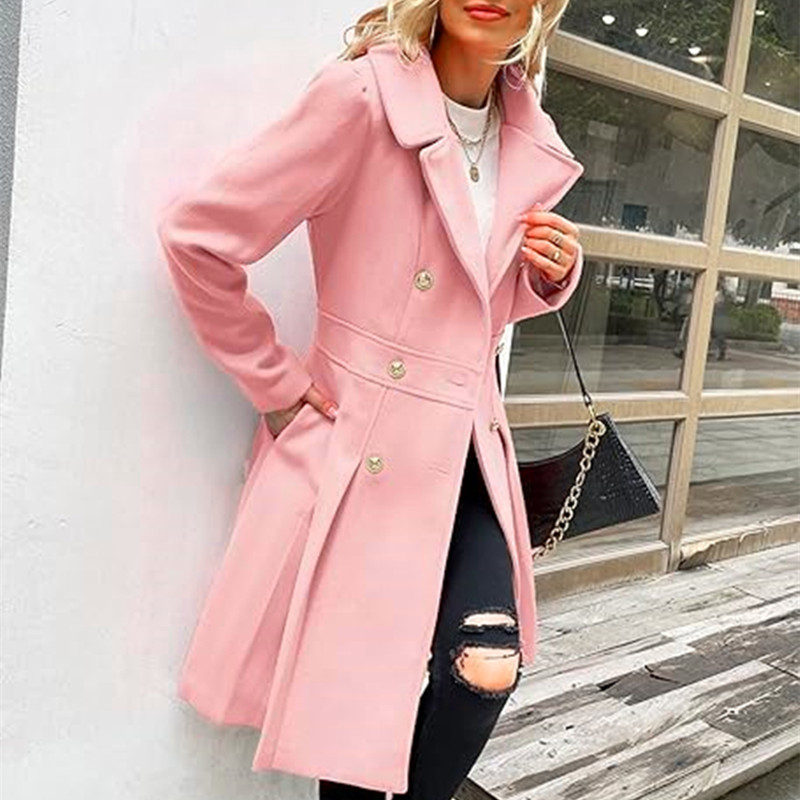 الشتاء الصوفية المرأة خندق معط - مراجعة Trench Coat Formal وسعره