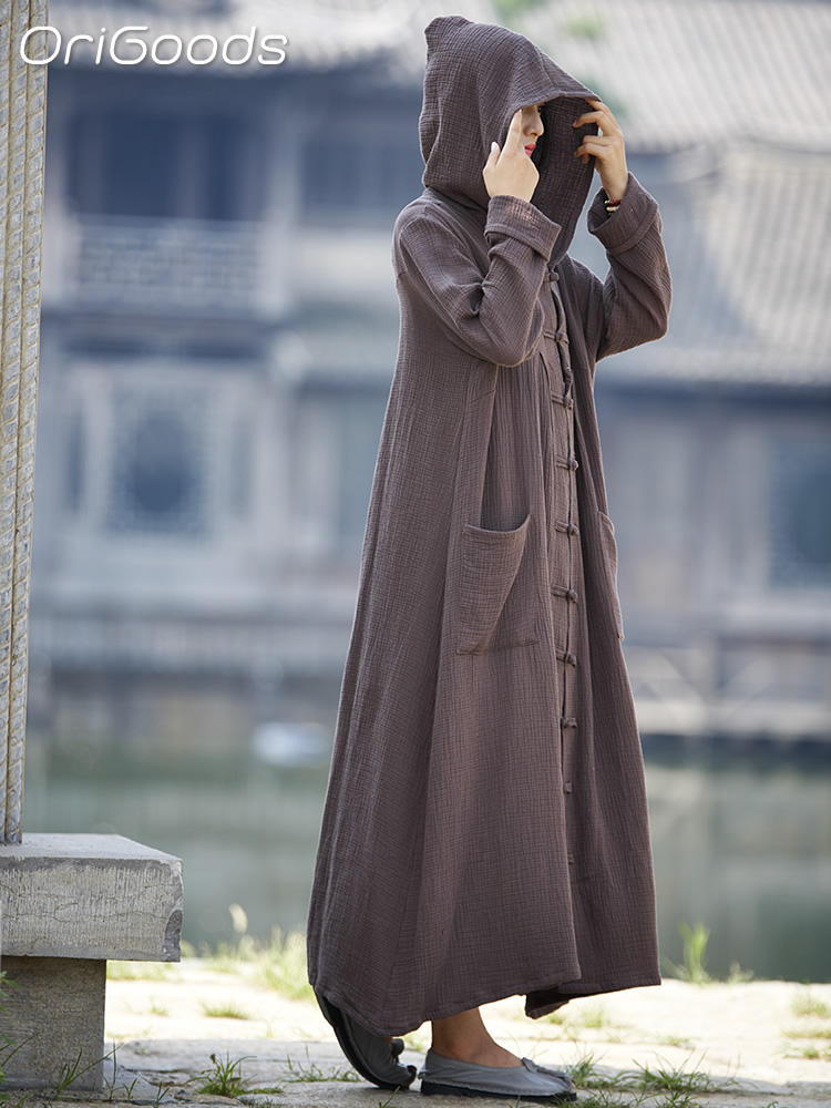 OriGoods امرأة مقنعين معطف طوي - مراجعة Trench Coat Formal وسعره