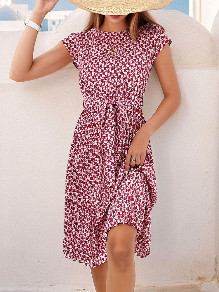 فستان Msfilia صيفي طويل بطيات  - مراجعة Women Formal Wear Zara وسعره