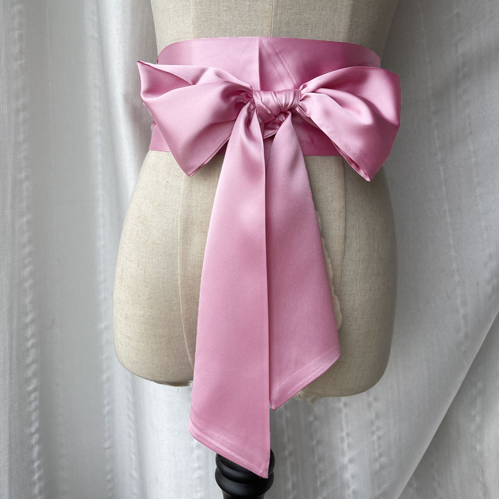 حزام خصر نسائي واسع بفيونكة قا - مراجعة Women'S Formal Wear Accessories وسعره
