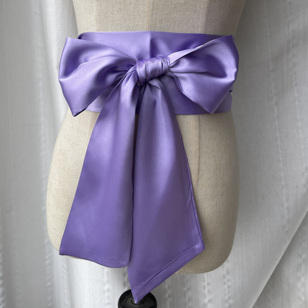 حزام خصر نسائي واسع بفيونكة قا - مراجعة Women'S Formal Wear Accessories وسعره