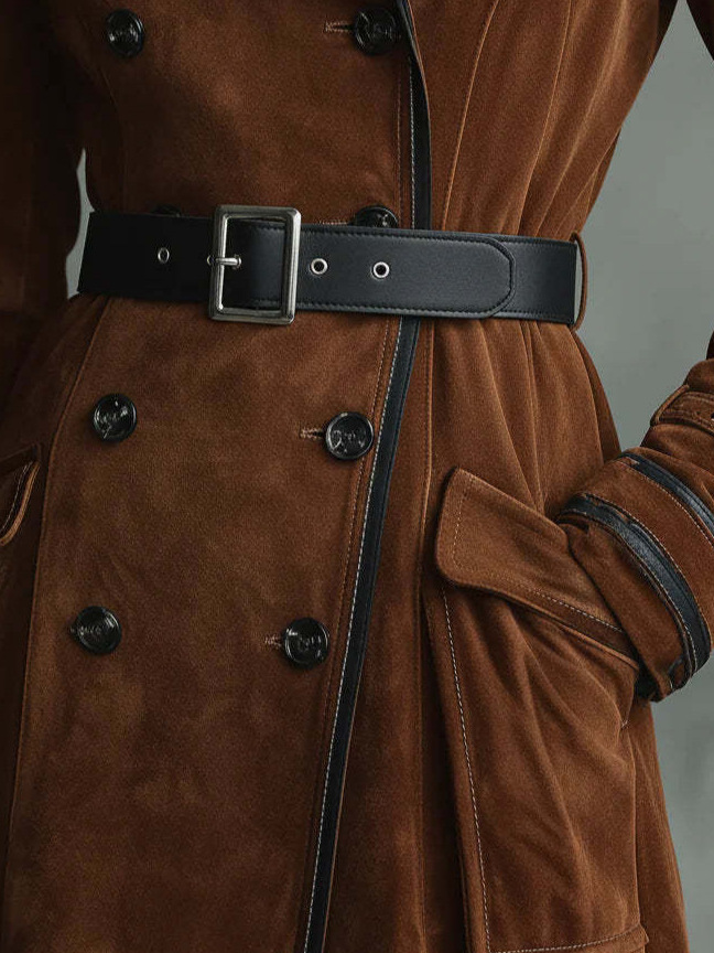 معطف نسائي طويل مصمم خصيصًا بأ - مراجعة Trench Coat Formal وسعره