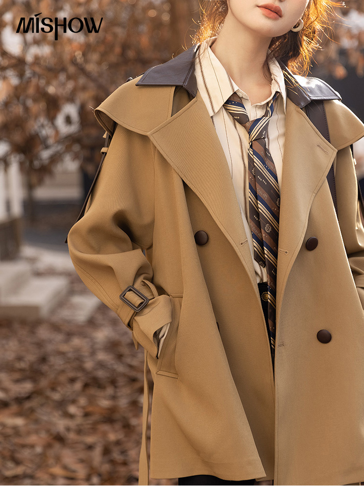 MISHOW معطف واقٍ من المطر للنس - مراجعة Trench Coat Formal وسعره