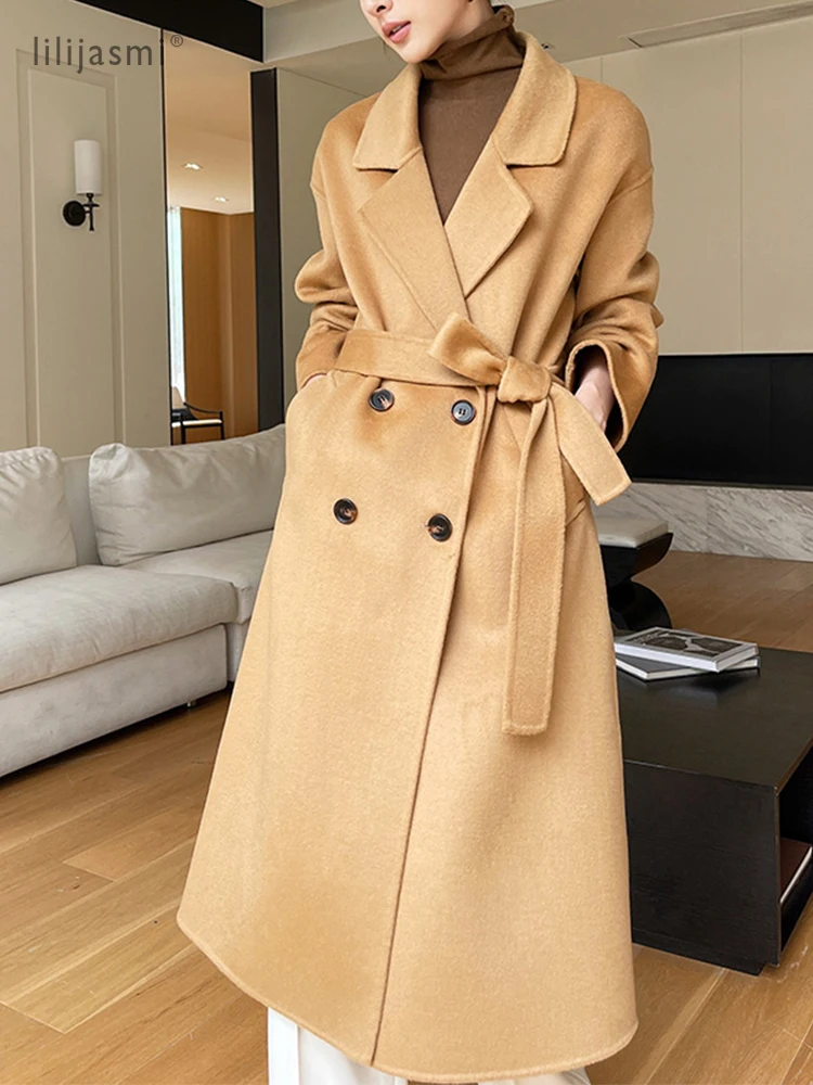 معطف نسائي من الصوف ذو طية صدر - مراجعة Trench Coat Formal وسعره