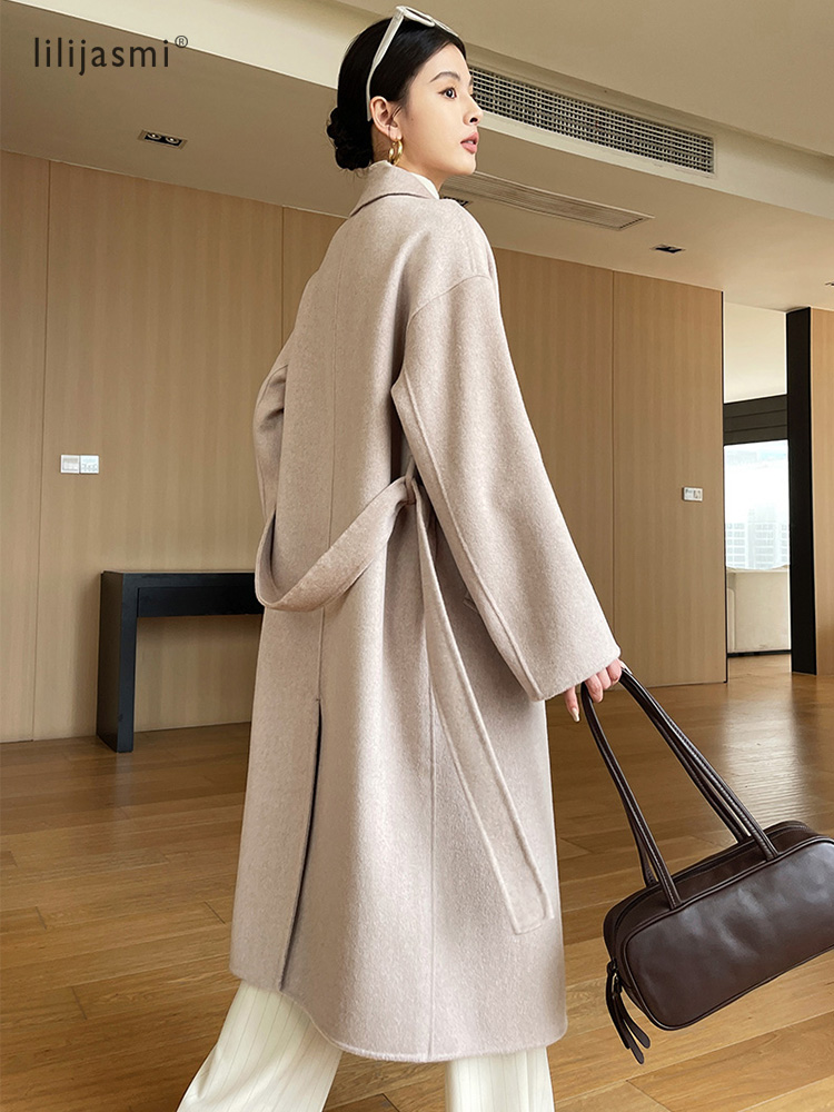 معطف نسائي من الصوف ذو طية صدر - مراجعة Trench Coat Formal وسعره
