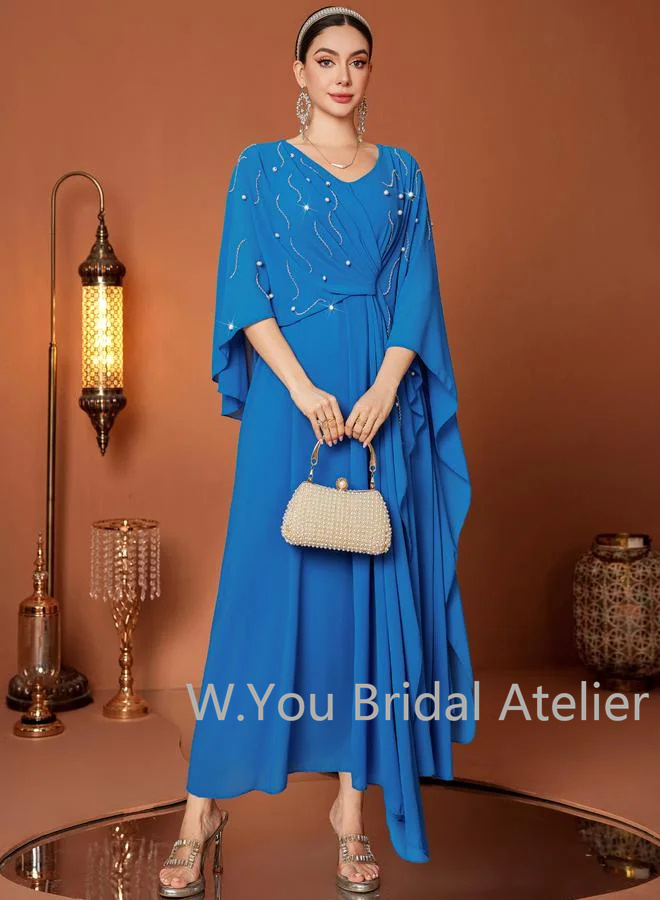 فساتين سهرة فاخرة بياقة على شك - مراجعة Women'S Formal Wear Wedding Guest وسعره